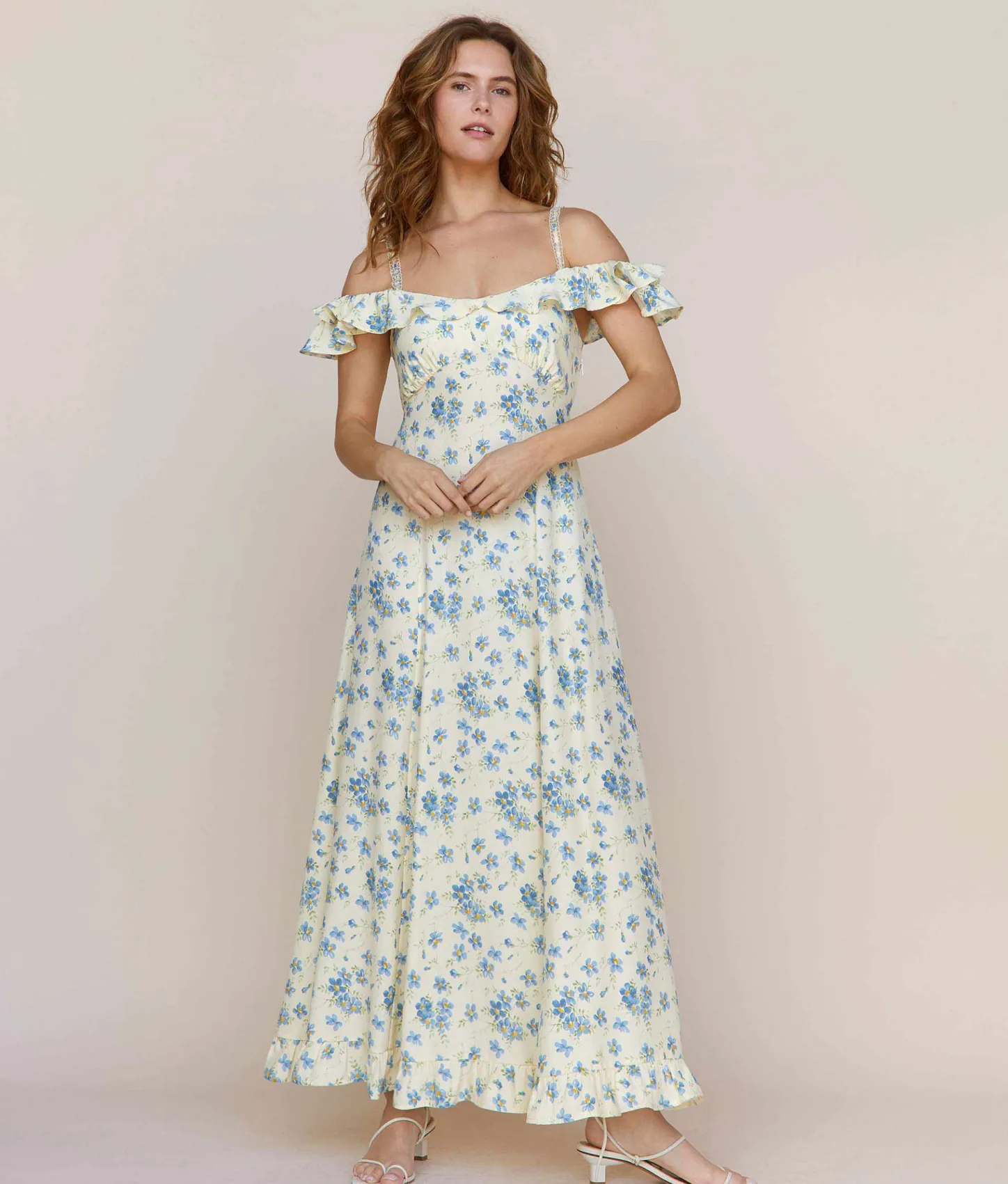 Dresses^Christy Dawn The Helina Dress Lilies In Bloom Silk