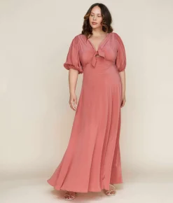 Dresses^Christy Dawn The Honey Dress Dusty Rose Silk