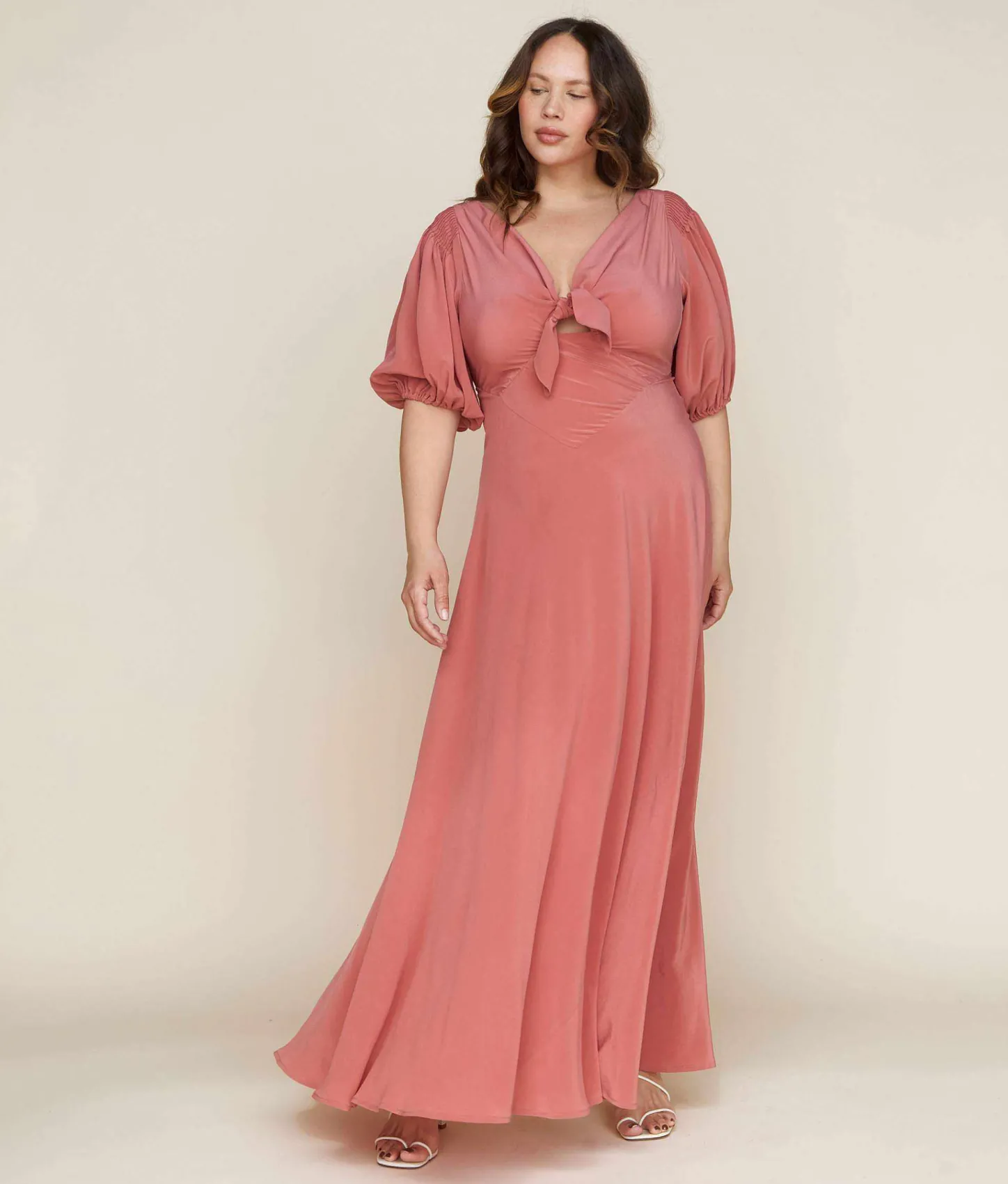 Dresses^Christy Dawn The Honey Dress Dusty Rose Silk