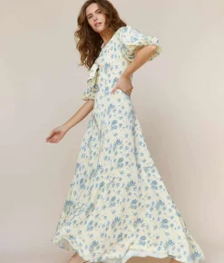 Dresses^Christy Dawn The Honey Dress Lilies In Bloom Silk