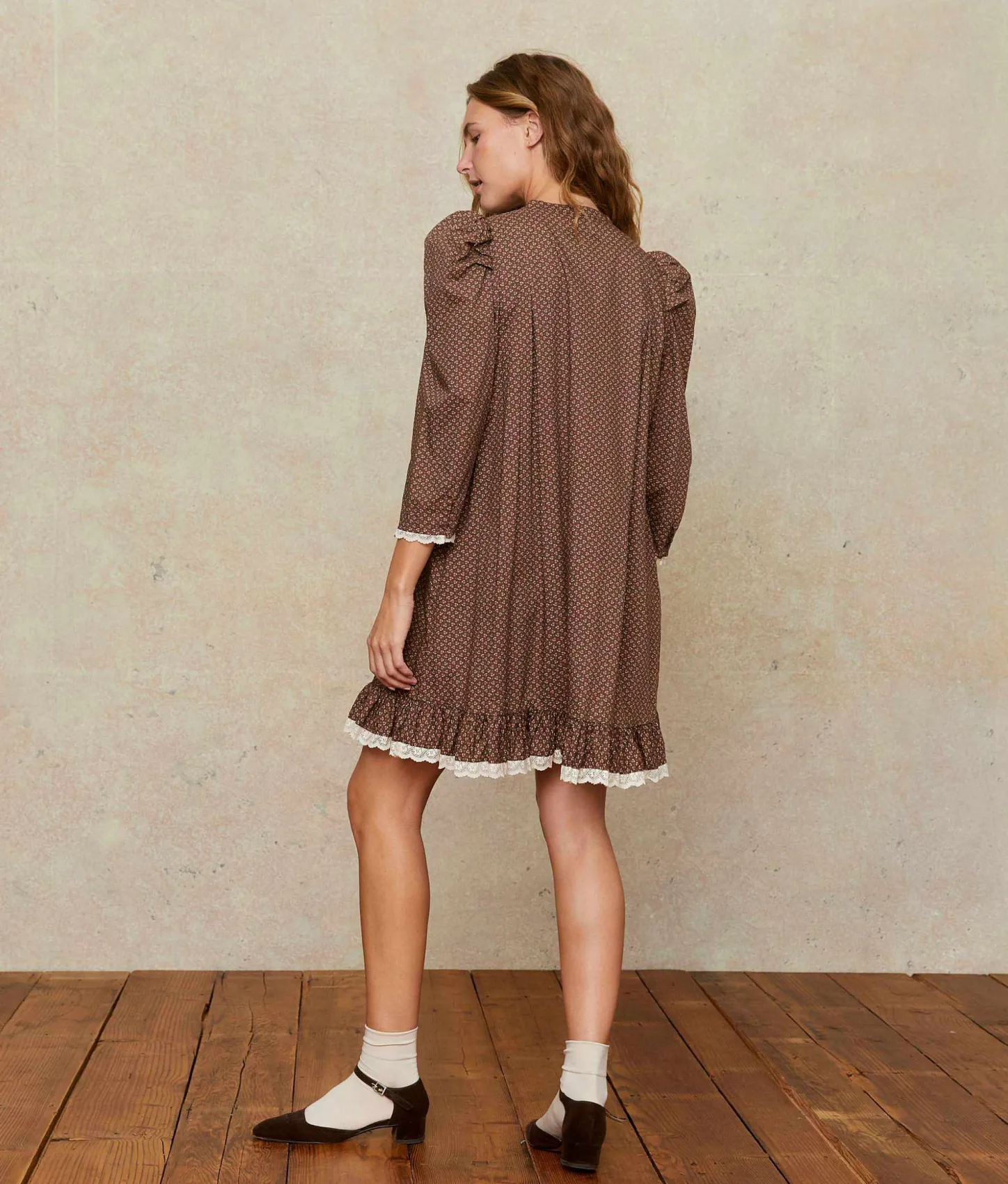 Dresses^Christy Dawn The Janae Dress Geo Ditsy Hickory