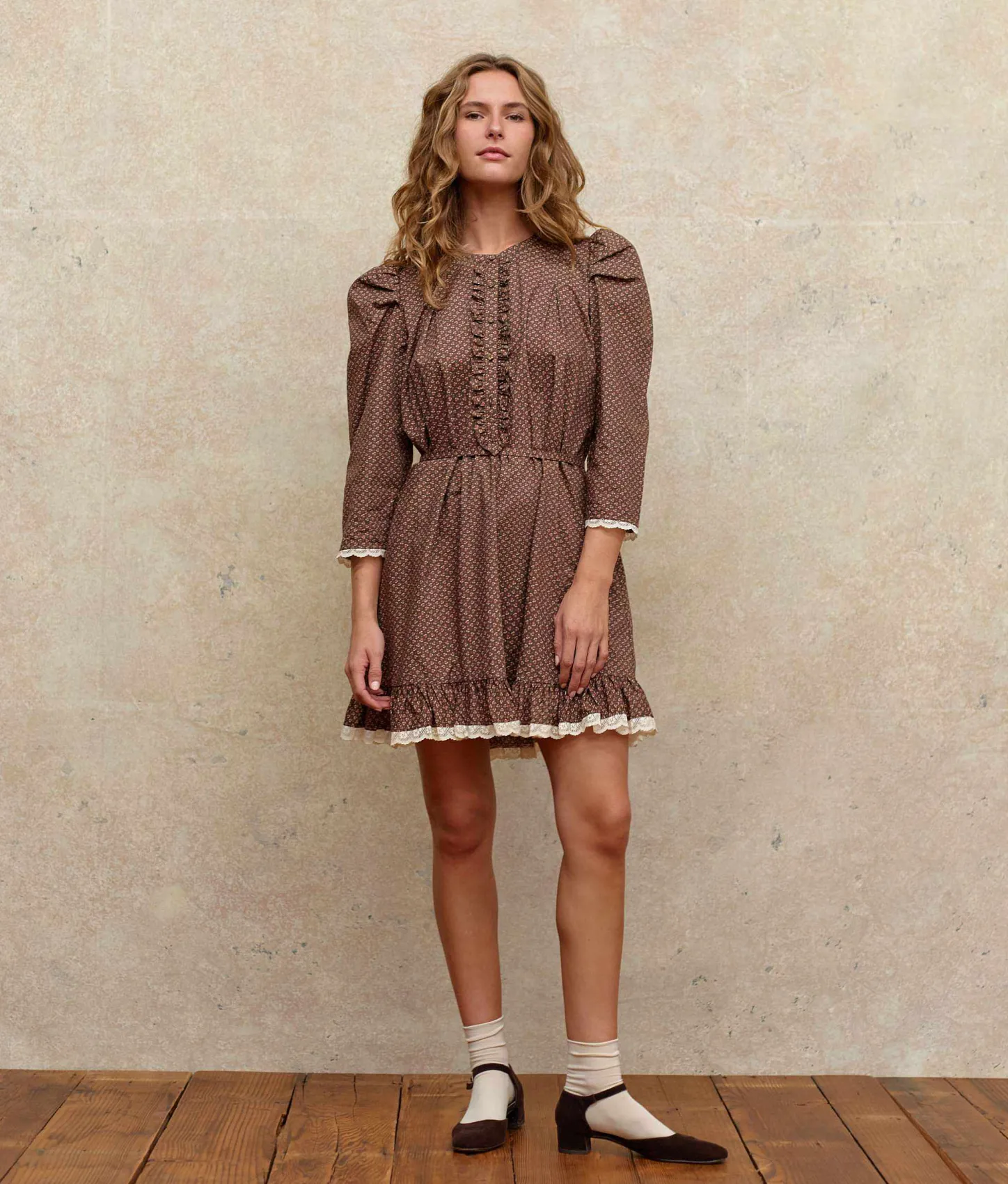 Dresses^Christy Dawn The Janae Dress Geo Ditsy Hickory
