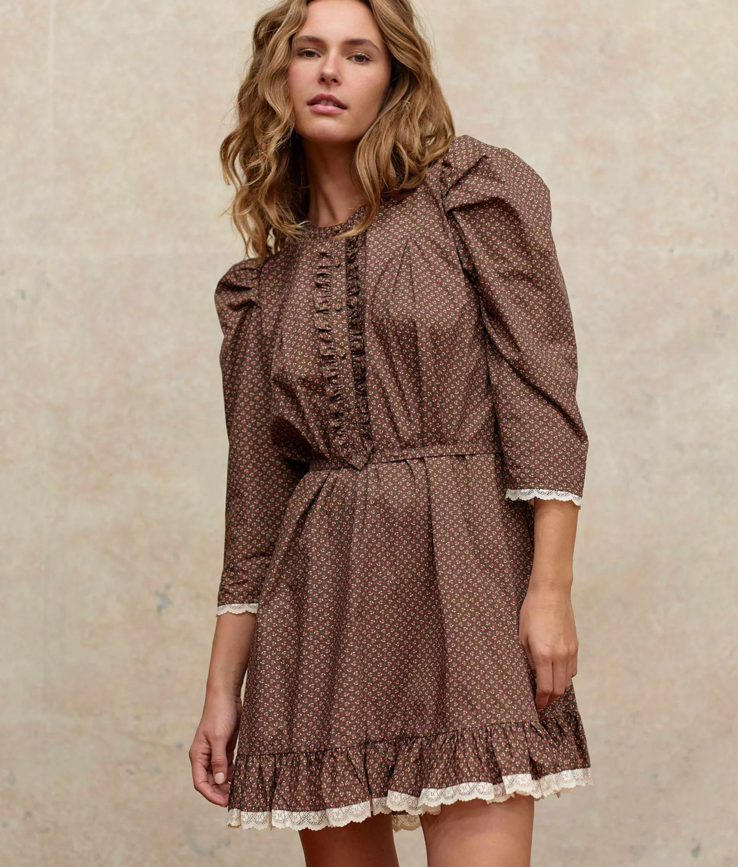 Dresses^Christy Dawn The Janae Dress Geo Ditsy Hickory