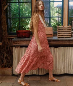 Dresses^Christy Dawn The Jessalyn Dress Crimson Calendula