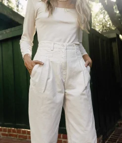 Bottoms^Christy Dawn The Judene Pant Ivory