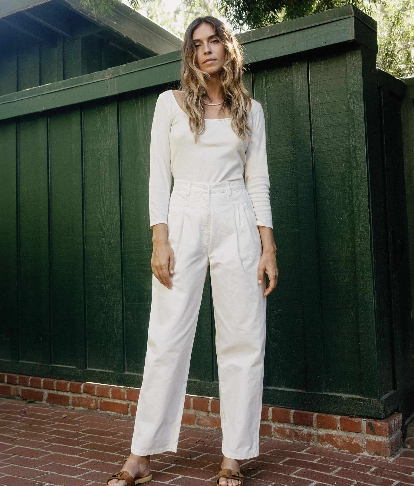 Bottoms^Christy Dawn The Judene Pant Ivory