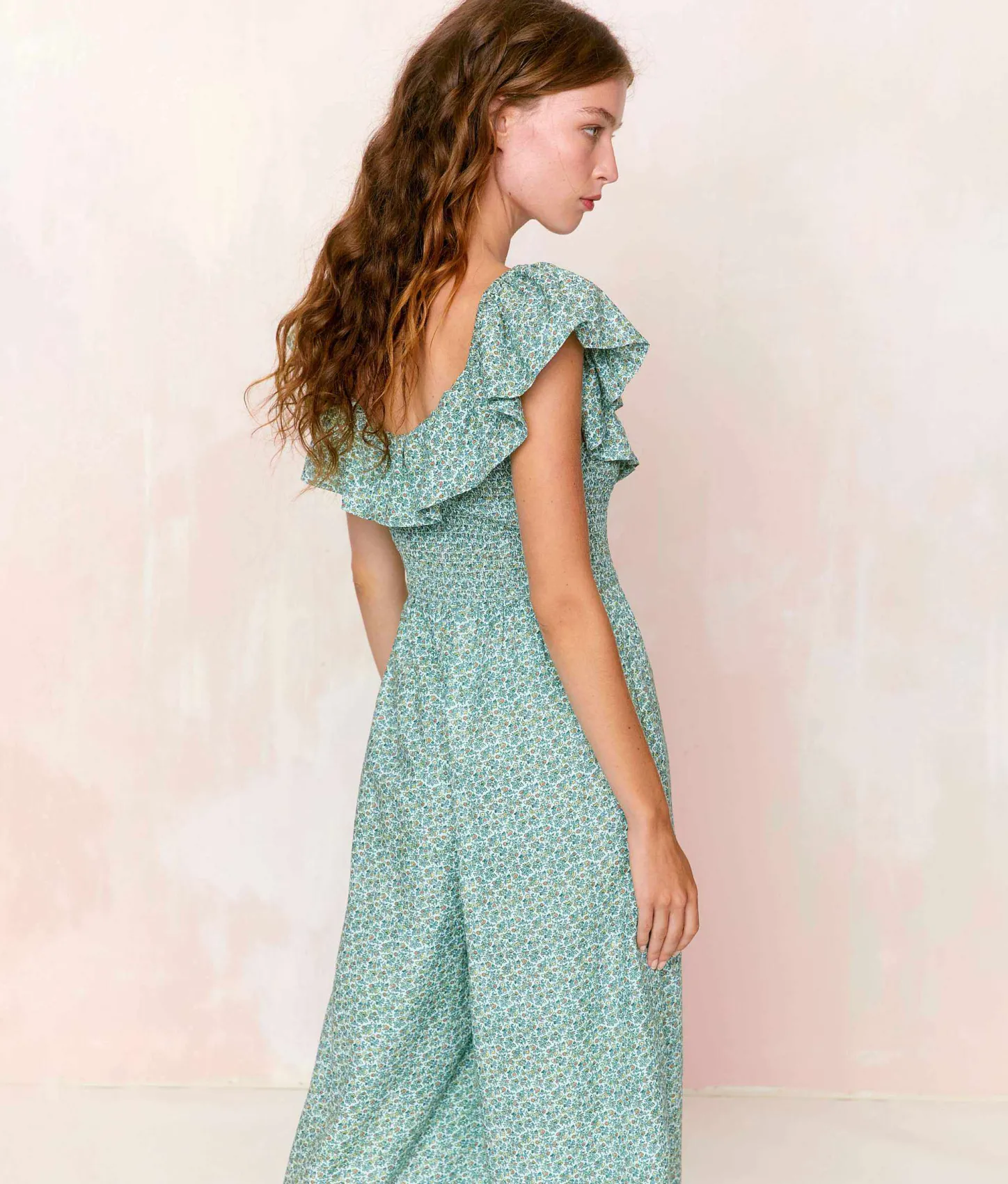 Dresses^Christy Dawn The Kali Jumpsuit Berry Ditsy Teal