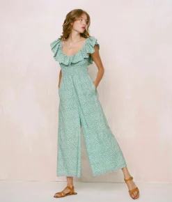 Dresses^Christy Dawn The Kali Jumpsuit Berry Ditsy Teal