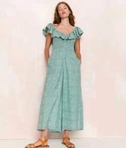 Dresses^Christy Dawn The Kali Jumpsuit Berry Ditsy Teal