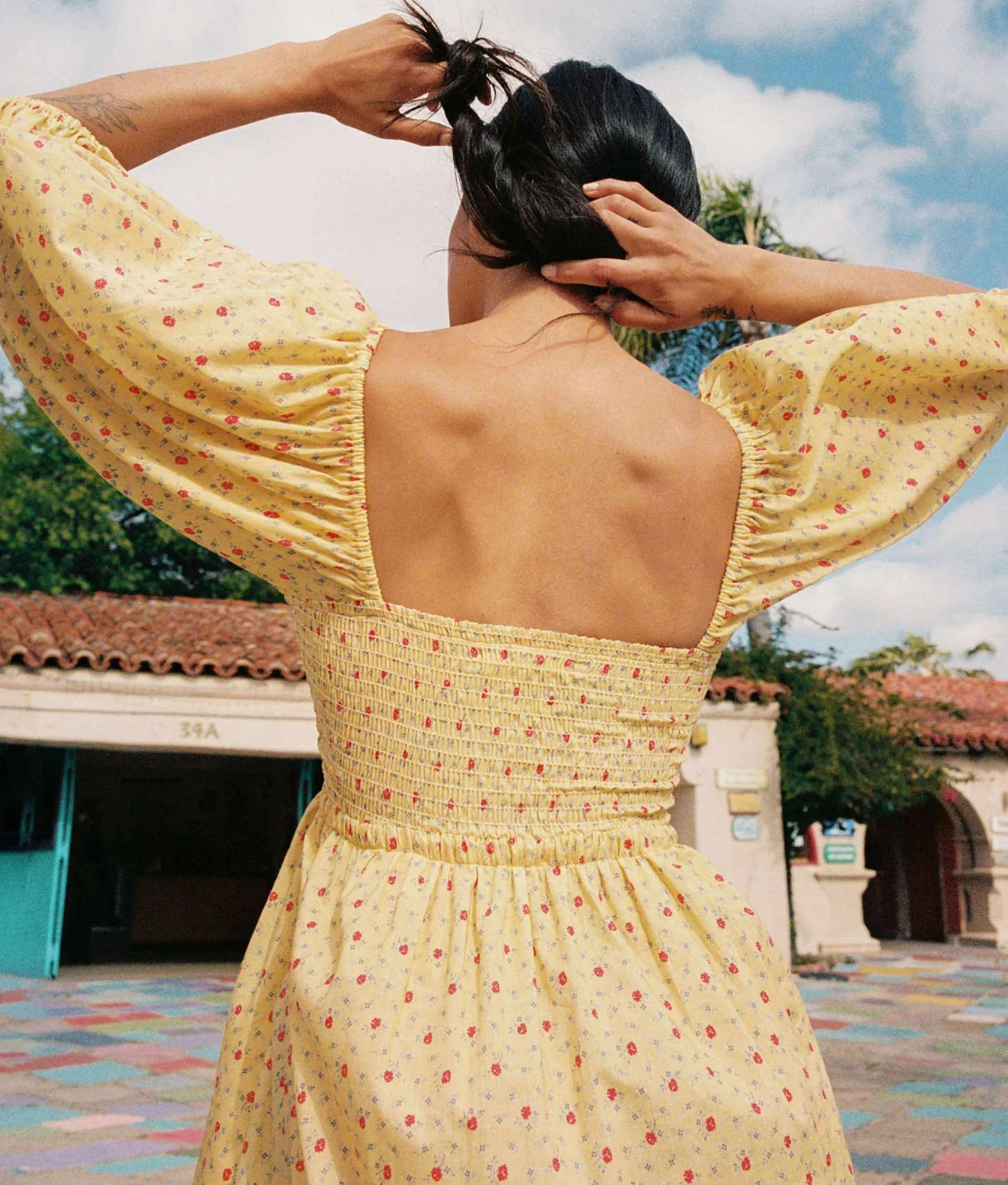 Dresses^Christy Dawn The Katrina Dress Lemon Rose