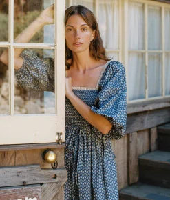 Dresses^Christy Dawn The Katrina Dress Aster Indigo