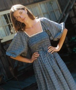 Dresses^Christy Dawn The Katrina Dress Aster Indigo