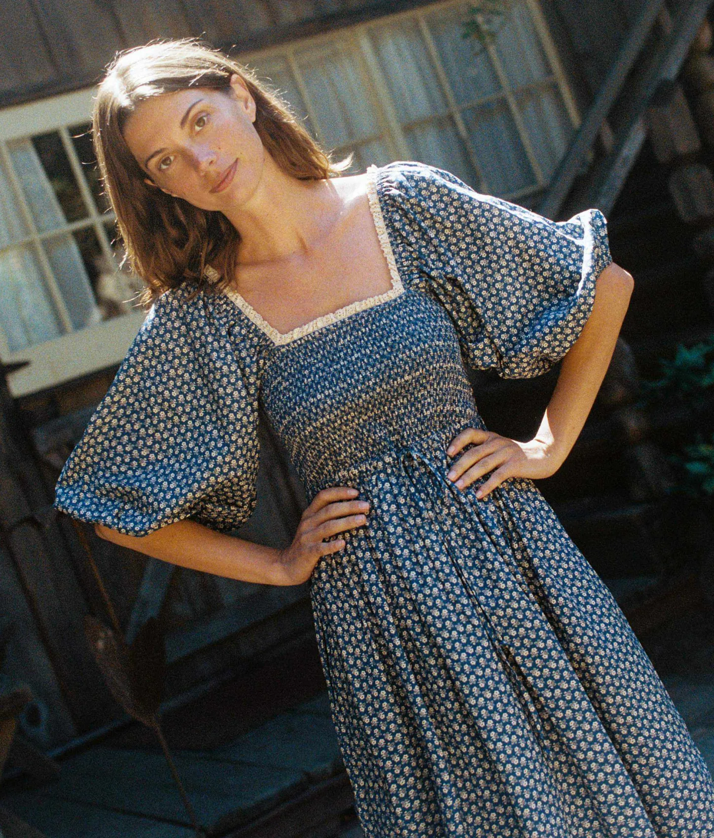Dresses^Christy Dawn The Katrina Dress Aster Indigo