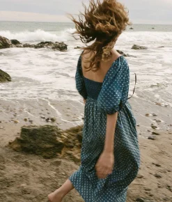 Dresses^Christy Dawn The Katrina Dress Indigo Petunia Dot