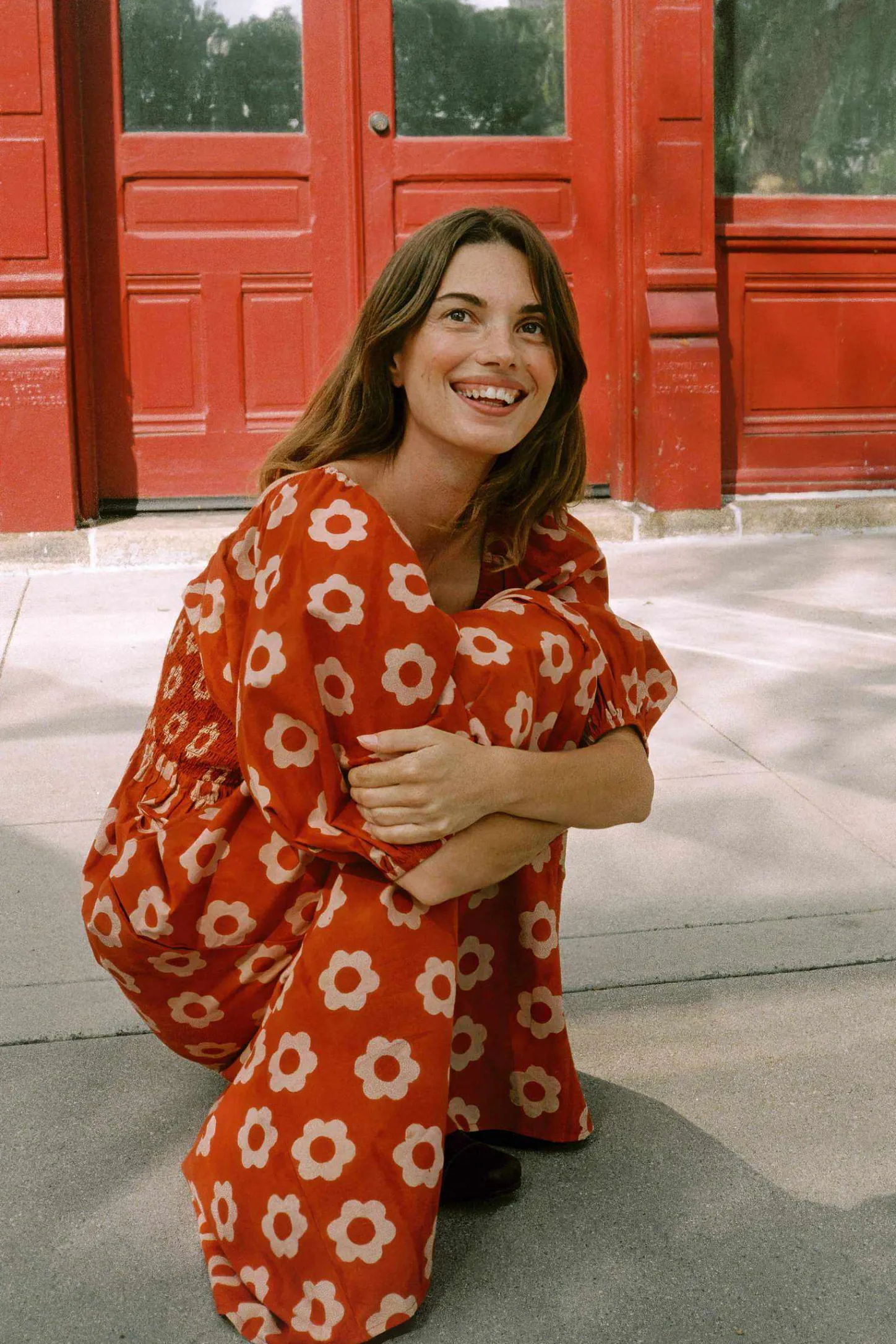 Dresses^Christy Dawn The Katrina Dress Crimson Daisy