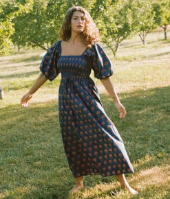 Dresses^Christy Dawn The Katrina Dress Indigo Sunflower