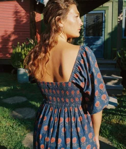 Dresses^Christy Dawn The Katrina Dress Indigo Sunflower