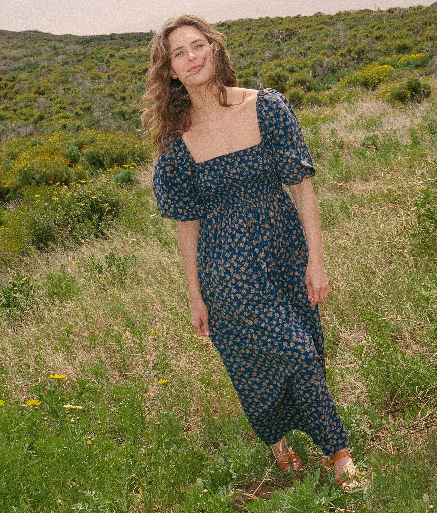 Dresses^Christy Dawn The Katrina Dress Navy Poppy