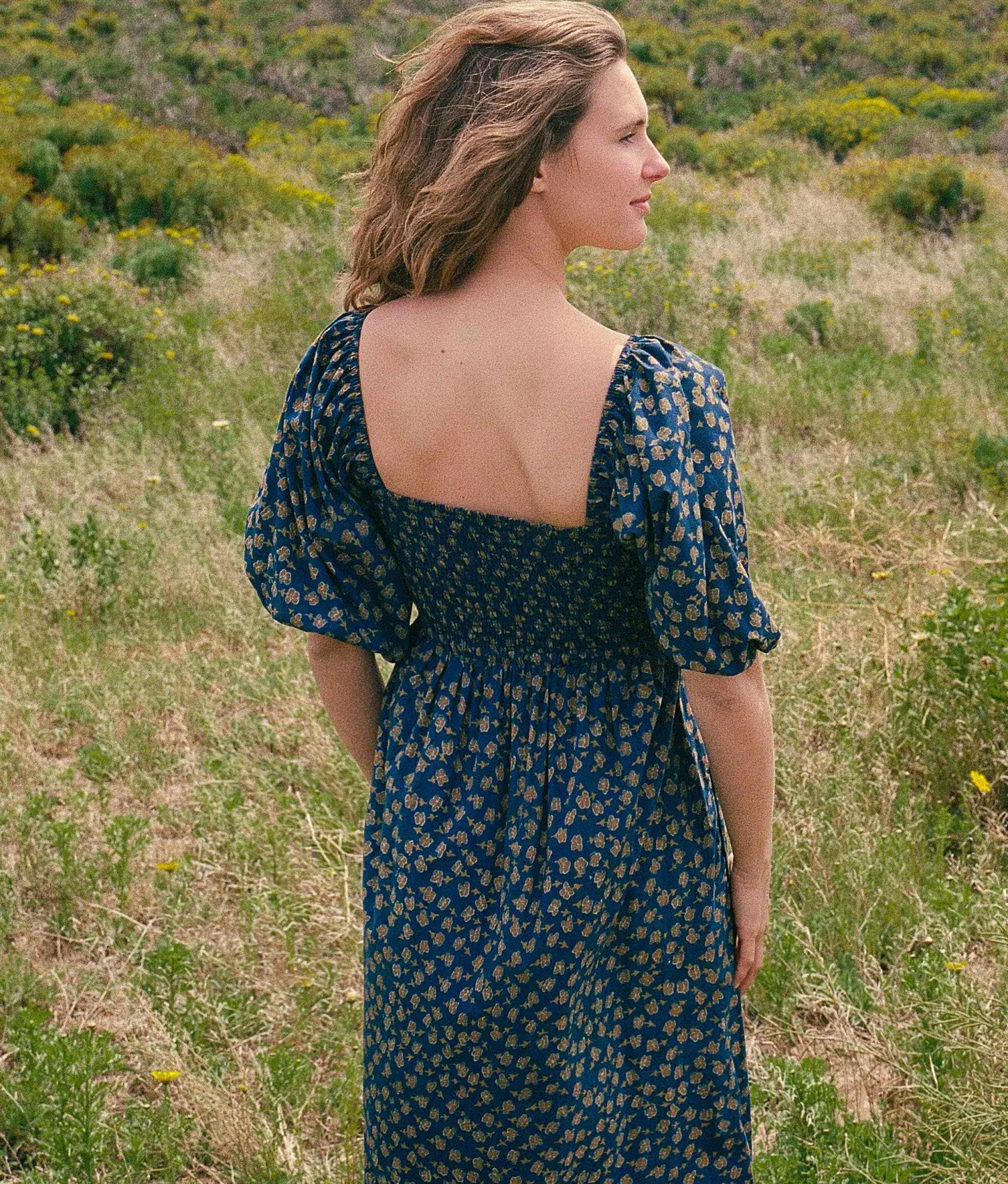 Dresses^Christy Dawn The Katrina Dress Navy Poppy
