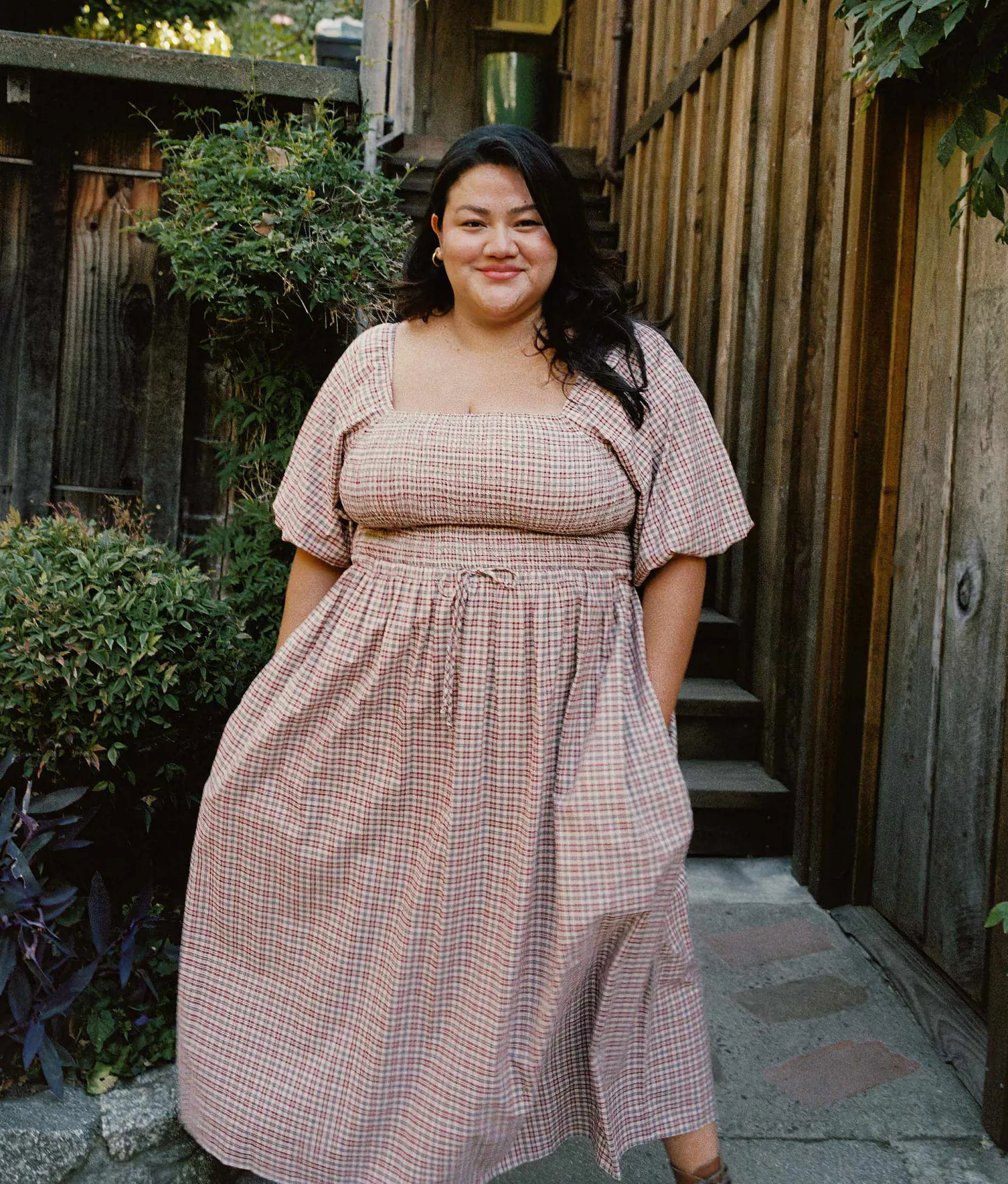 Extended Sizing^Christy Dawn The Katrina Dress Extended Winter Plaid