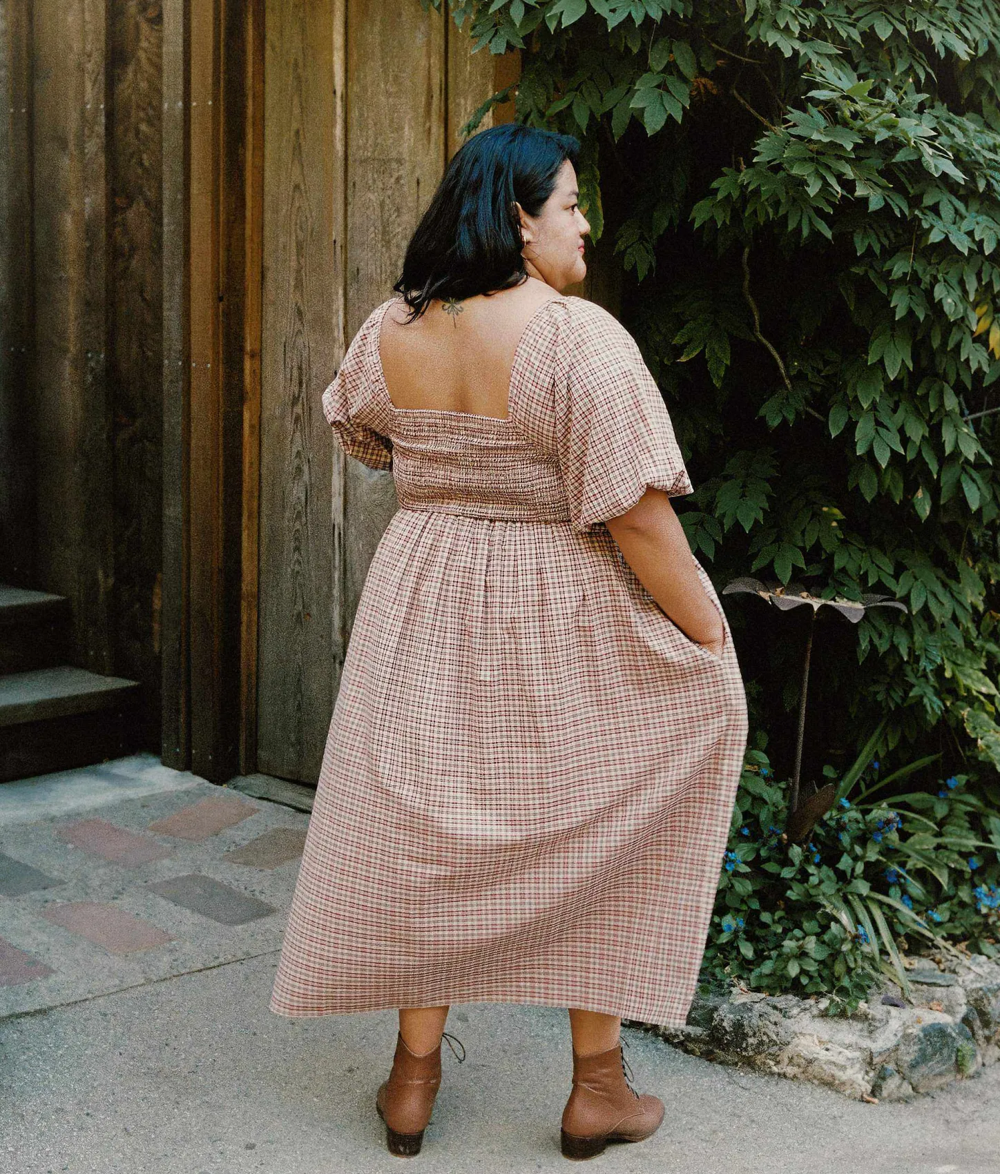 Extended Sizing^Christy Dawn The Katrina Dress Extended Winter Plaid