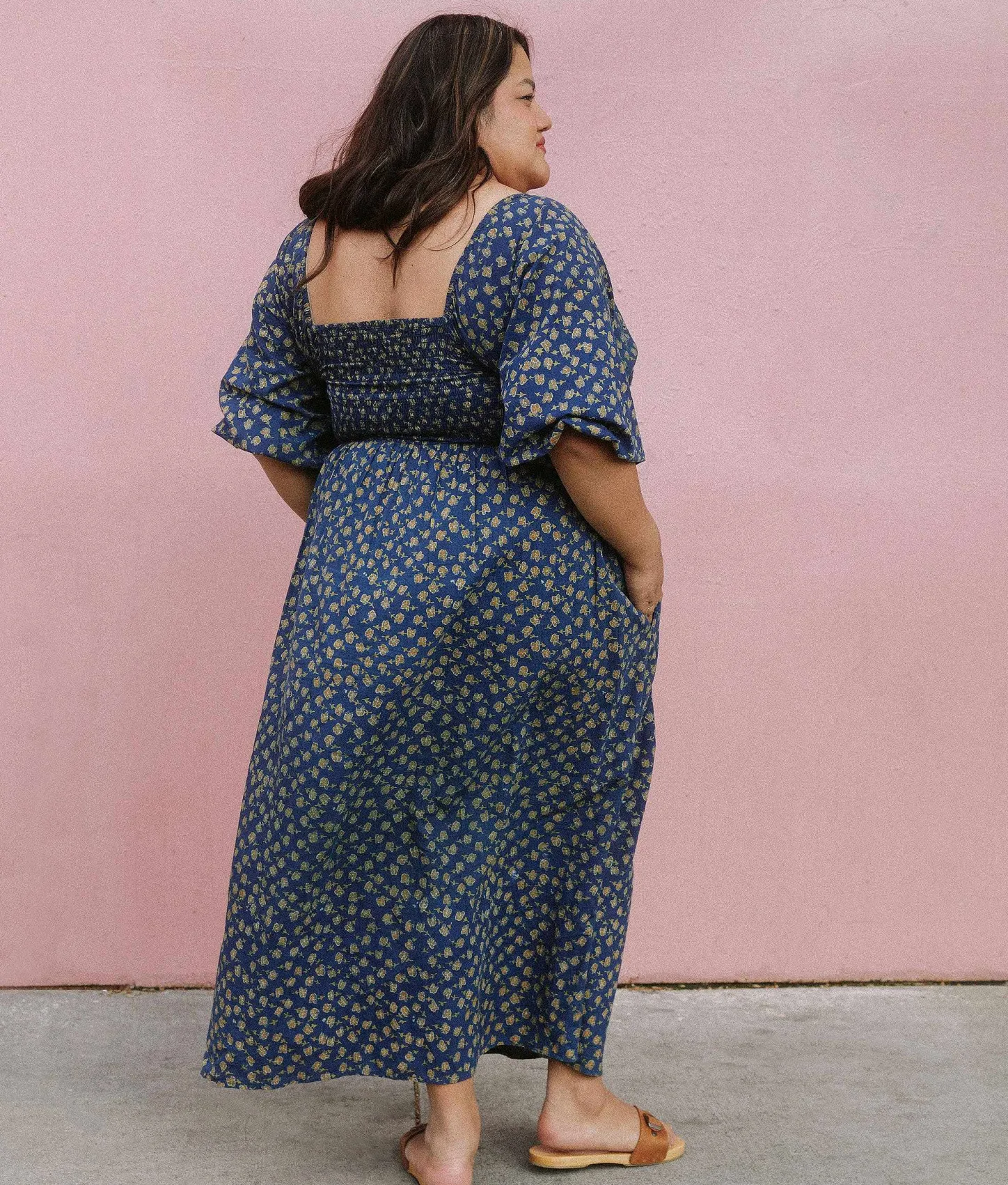 Dresses^Christy Dawn The Katrina Dress Extended Navy Poppy