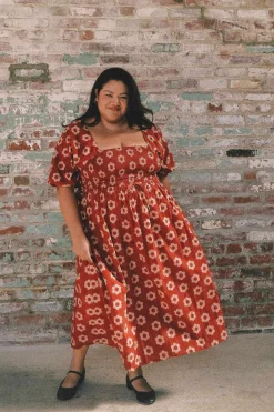 Extended Sizing^Christy Dawn The Katrina Dress Extended Crimson Daisy