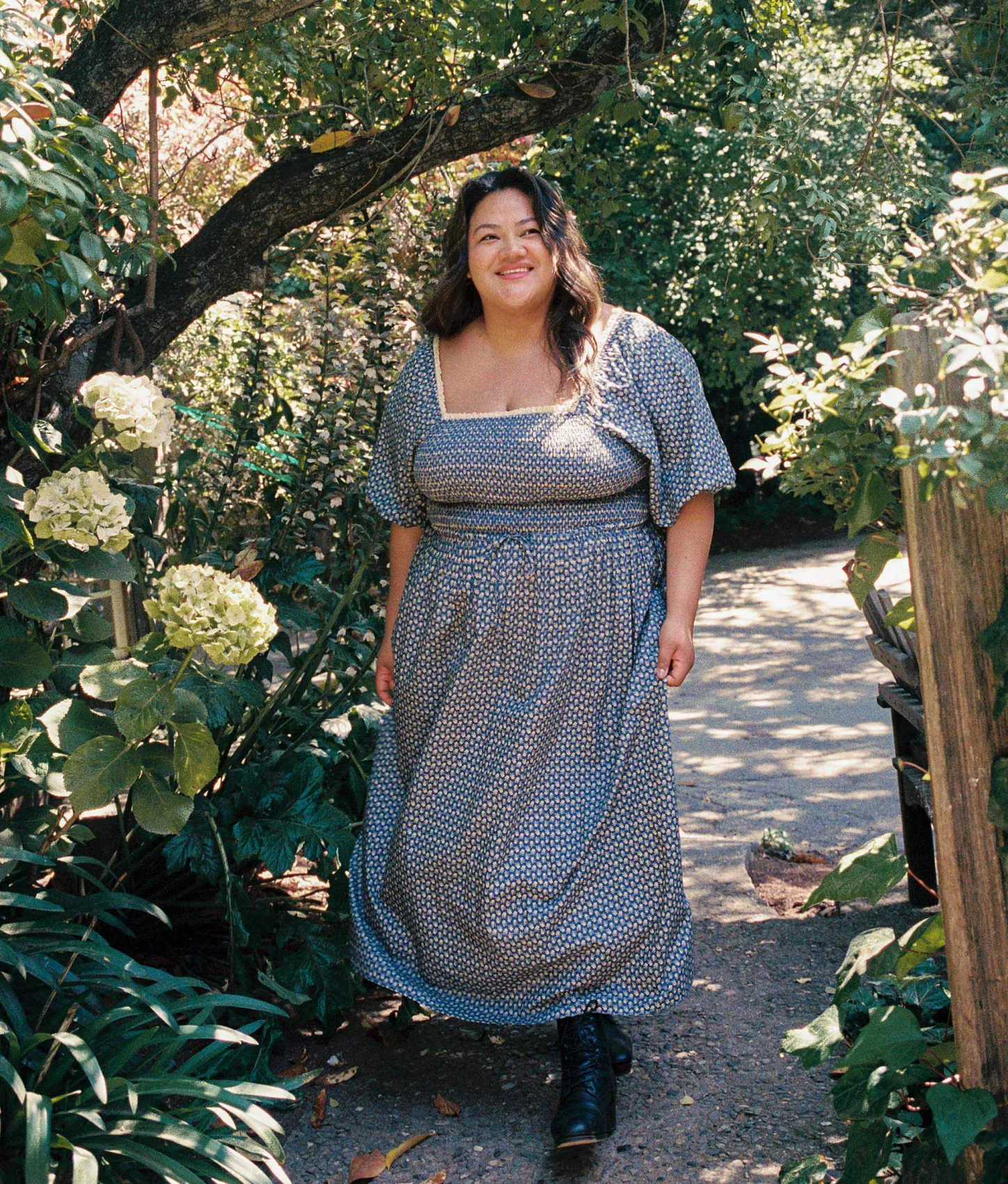 Extended Sizing^Christy Dawn The Katrina Dress Extended Aster Indigo