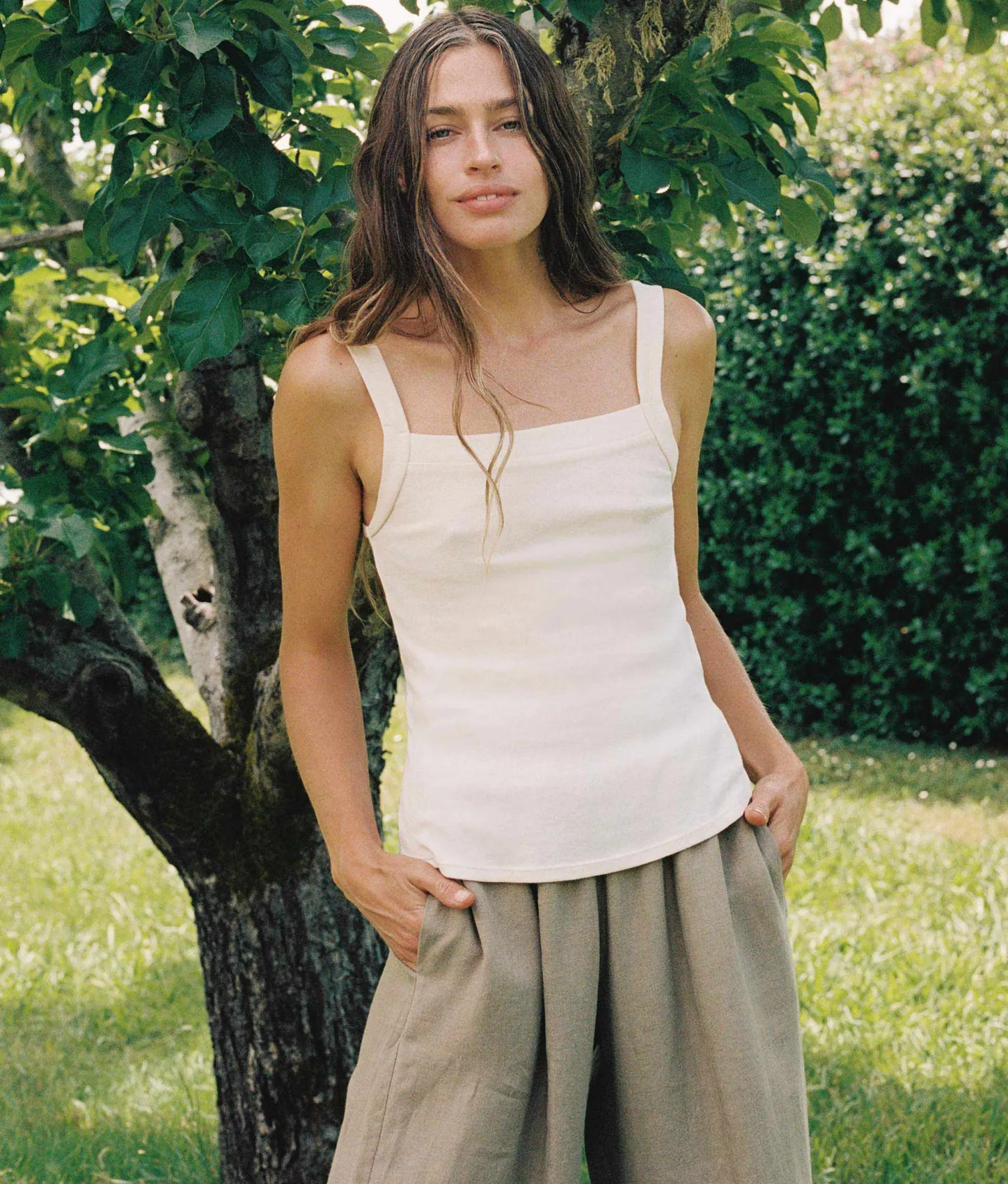 Dresses^Christy Dawn The Lea Tank Ivory