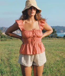 Tops & Blouses^Christy Dawn The Lili Top Ginger Khadi