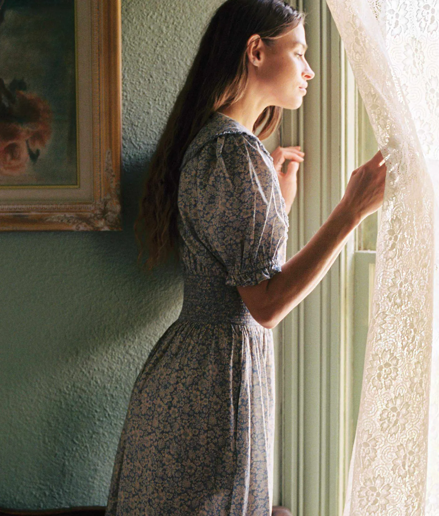 Dresses^Christy Dawn The Liliana Dress Blue Daisy