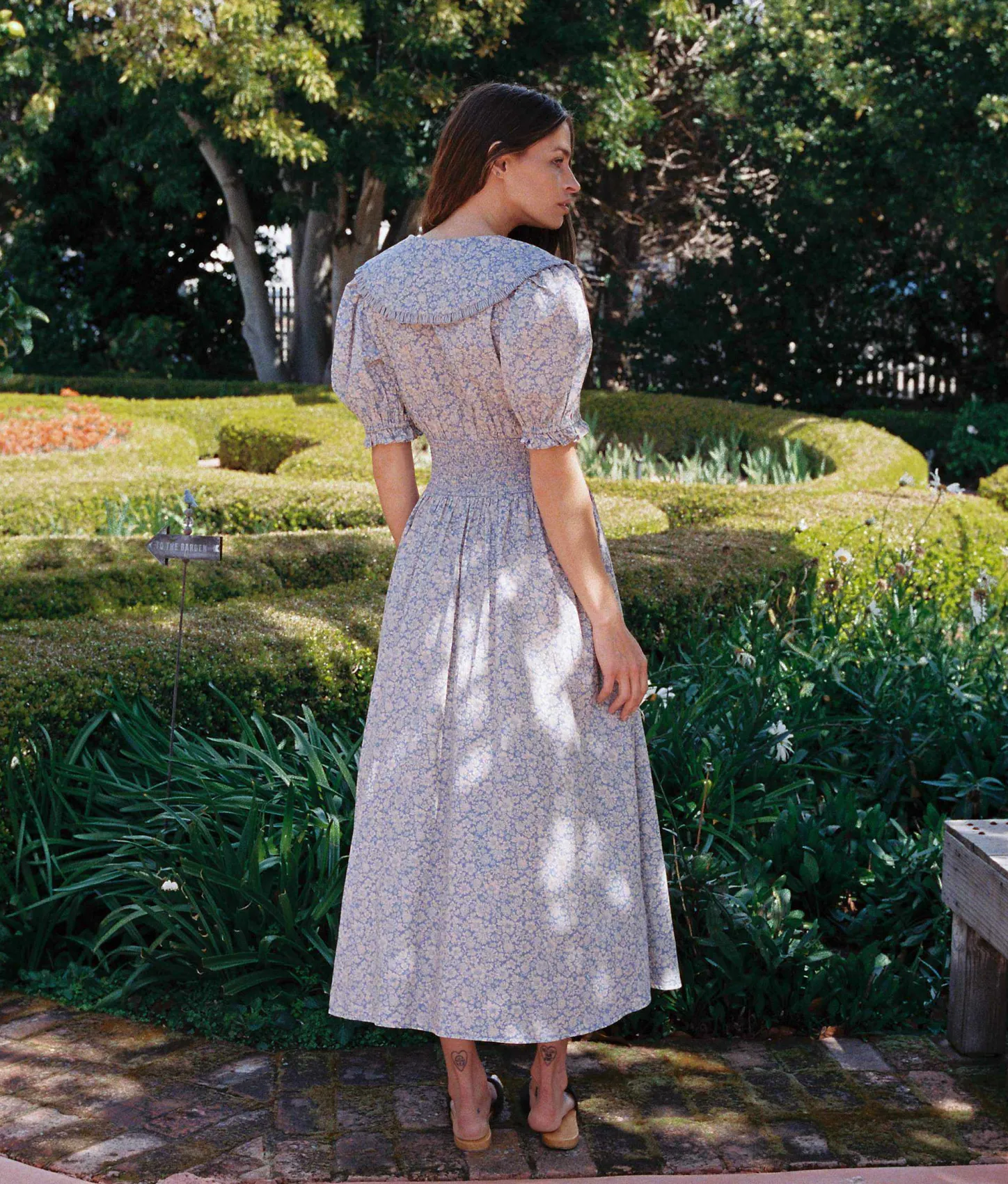 Dresses^Christy Dawn The Liliana Dress Blue Daisy