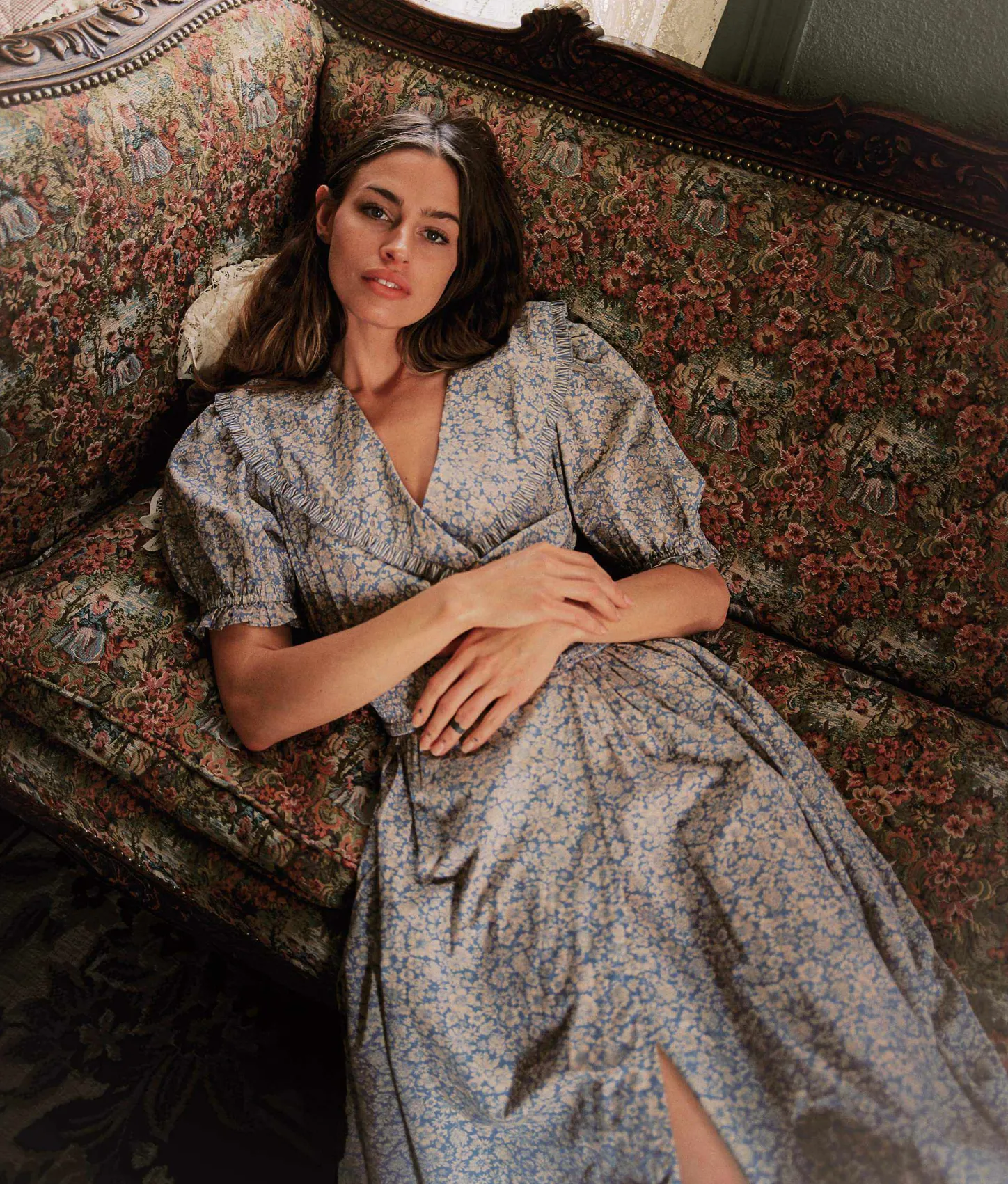 Dresses^Christy Dawn The Liliana Dress Blue Daisy