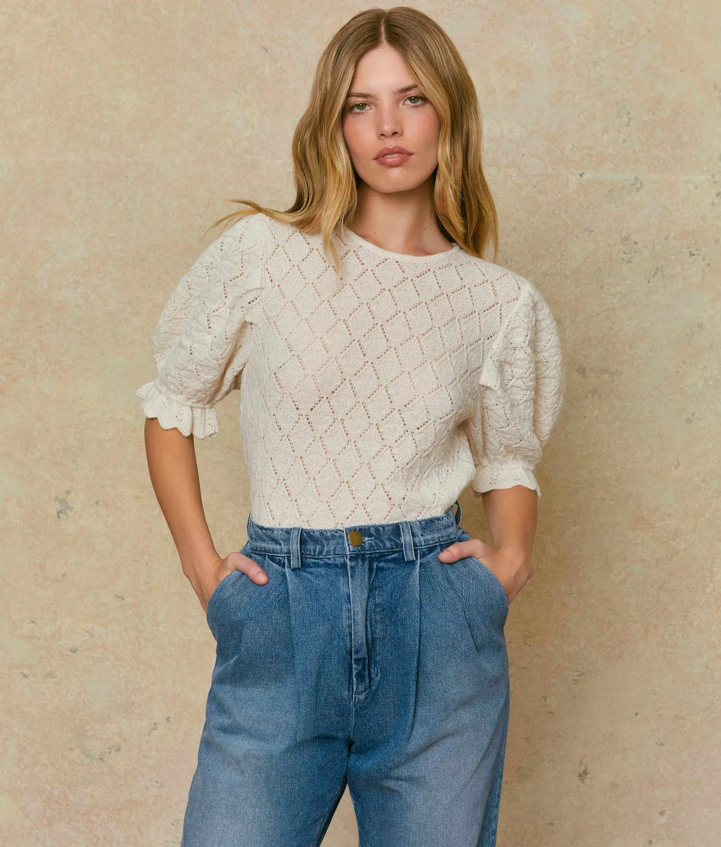 Dresses^Christy Dawn The Logan Sweater Creme