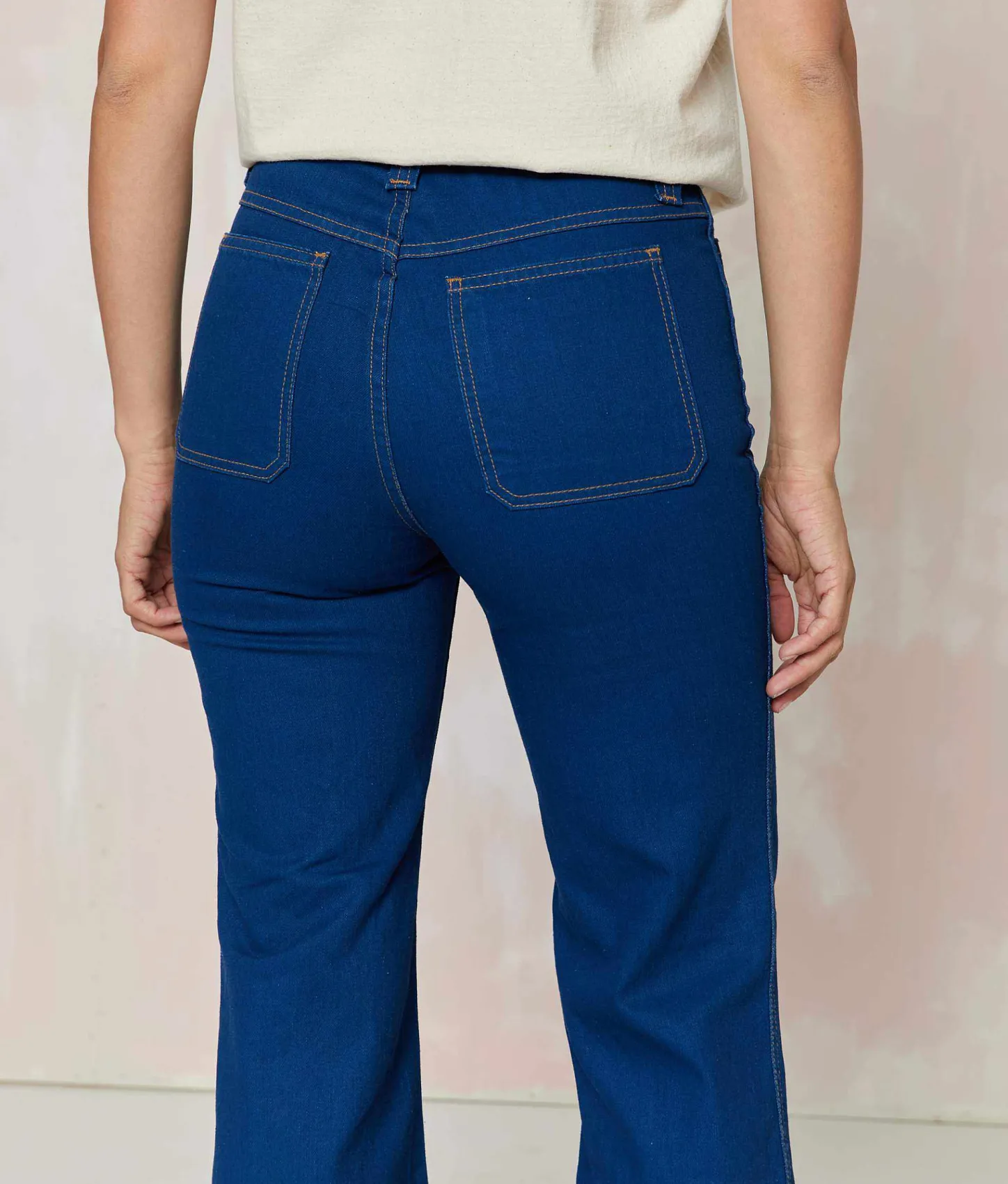 Bottoms^Christy Dawn The Lula Jean Cobalt Blue Denim