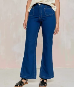 Bottoms^Christy Dawn The Lula Jean Cobalt Blue Denim