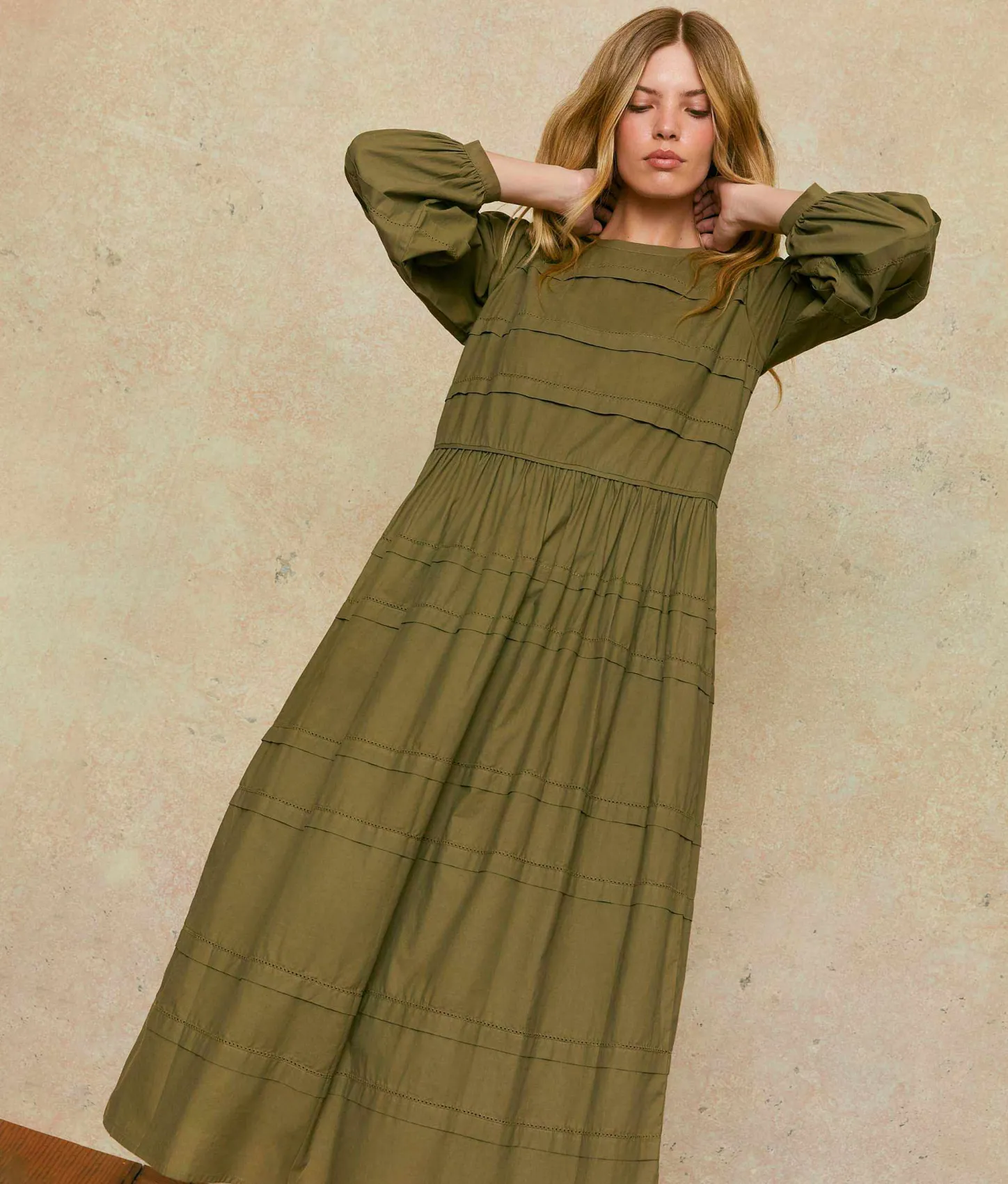 Dresses^Christy Dawn The Mae Dress Olive