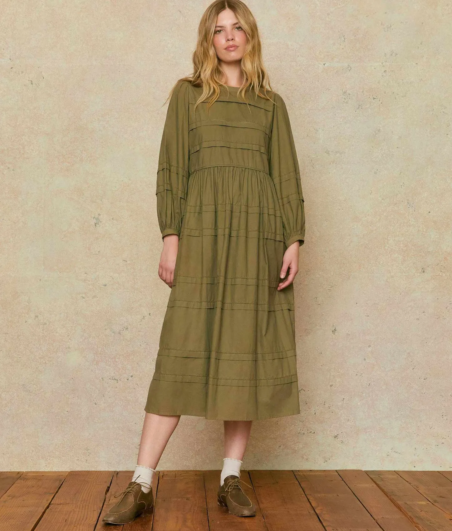 Dresses^Christy Dawn The Mae Dress Olive