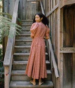 Dresses^Christy Dawn The Marie Dress Leaf Dot Rooibos