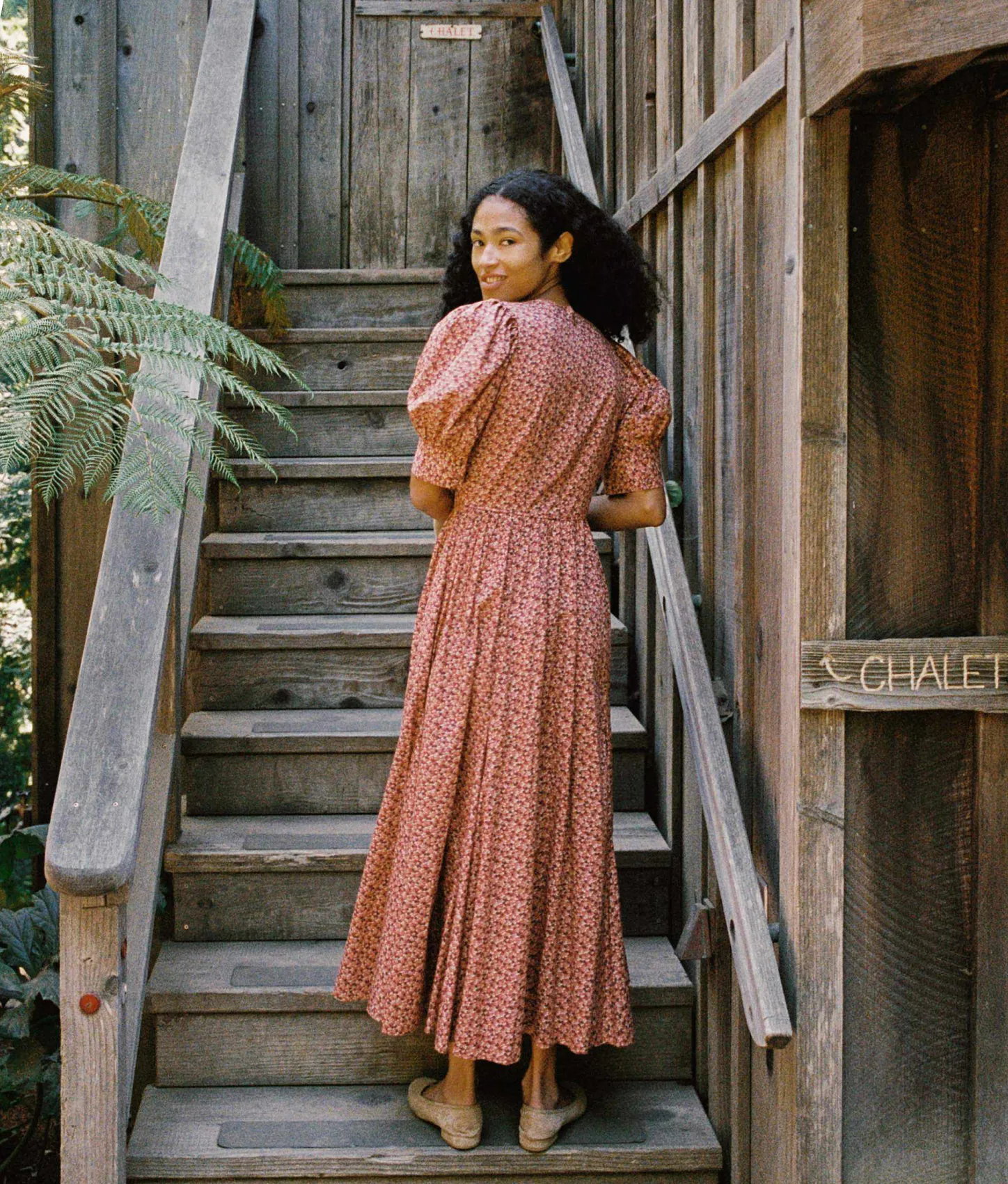 Dresses^Christy Dawn The Marie Dress Leaf Dot Rooibos