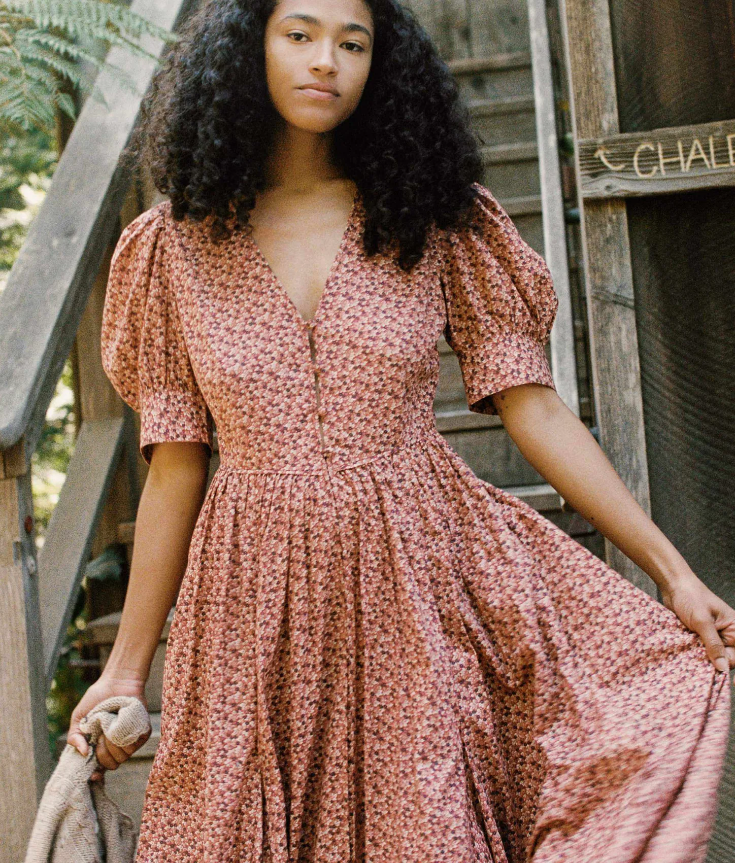 Dresses^Christy Dawn The Marie Dress Leaf Dot Rooibos