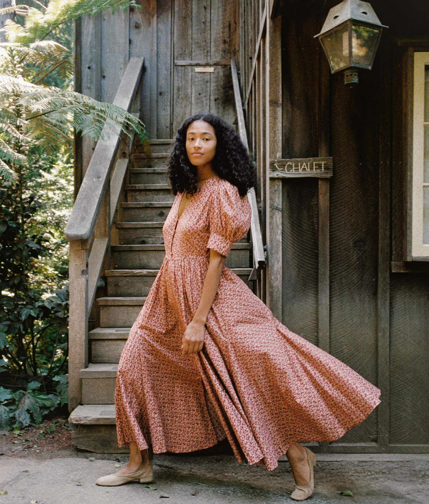 Dresses^Christy Dawn The Marie Dress Leaf Dot Rooibos