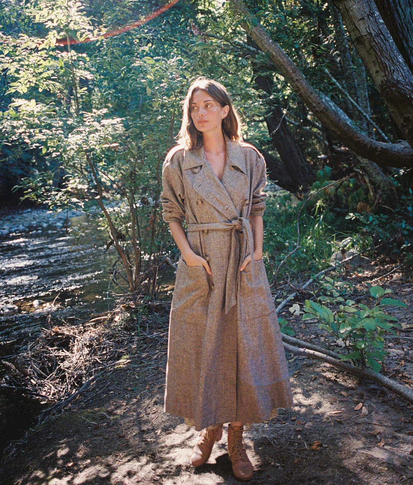 Jackets & Outerwear^Christy Dawn The Marlow Trench Tobacco Specks