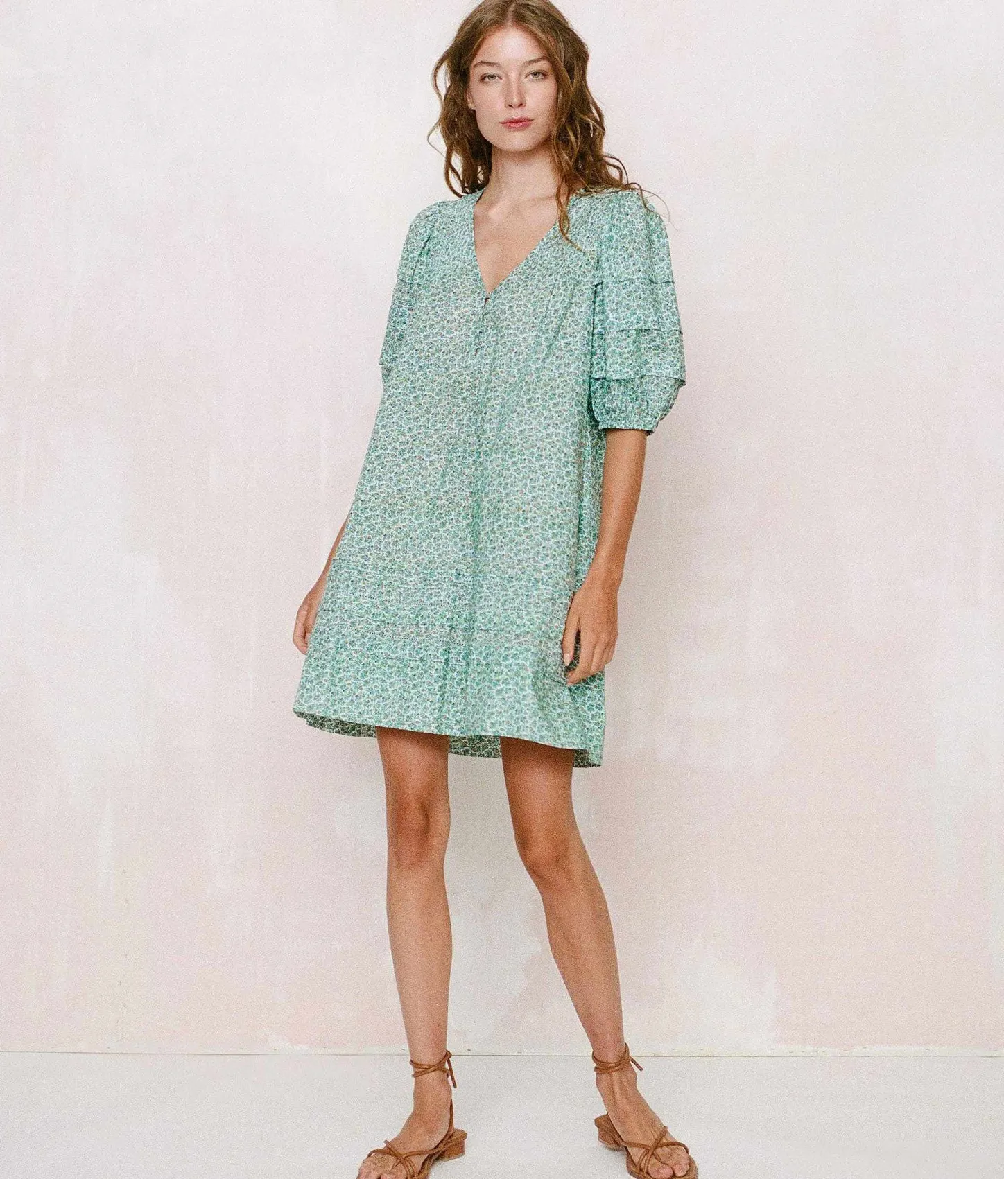 Dresses^Christy Dawn The Michaela Dress Berry Ditsy Teal