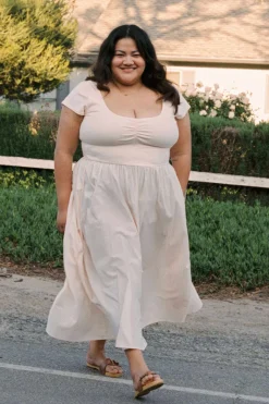 Extended Sizing^Christy Dawn The Monica Dress Extended Petal Pink