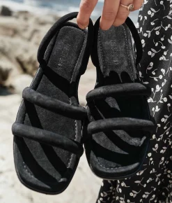 Footwear^Christy Dawn The Monroe Sandal Noir Suede