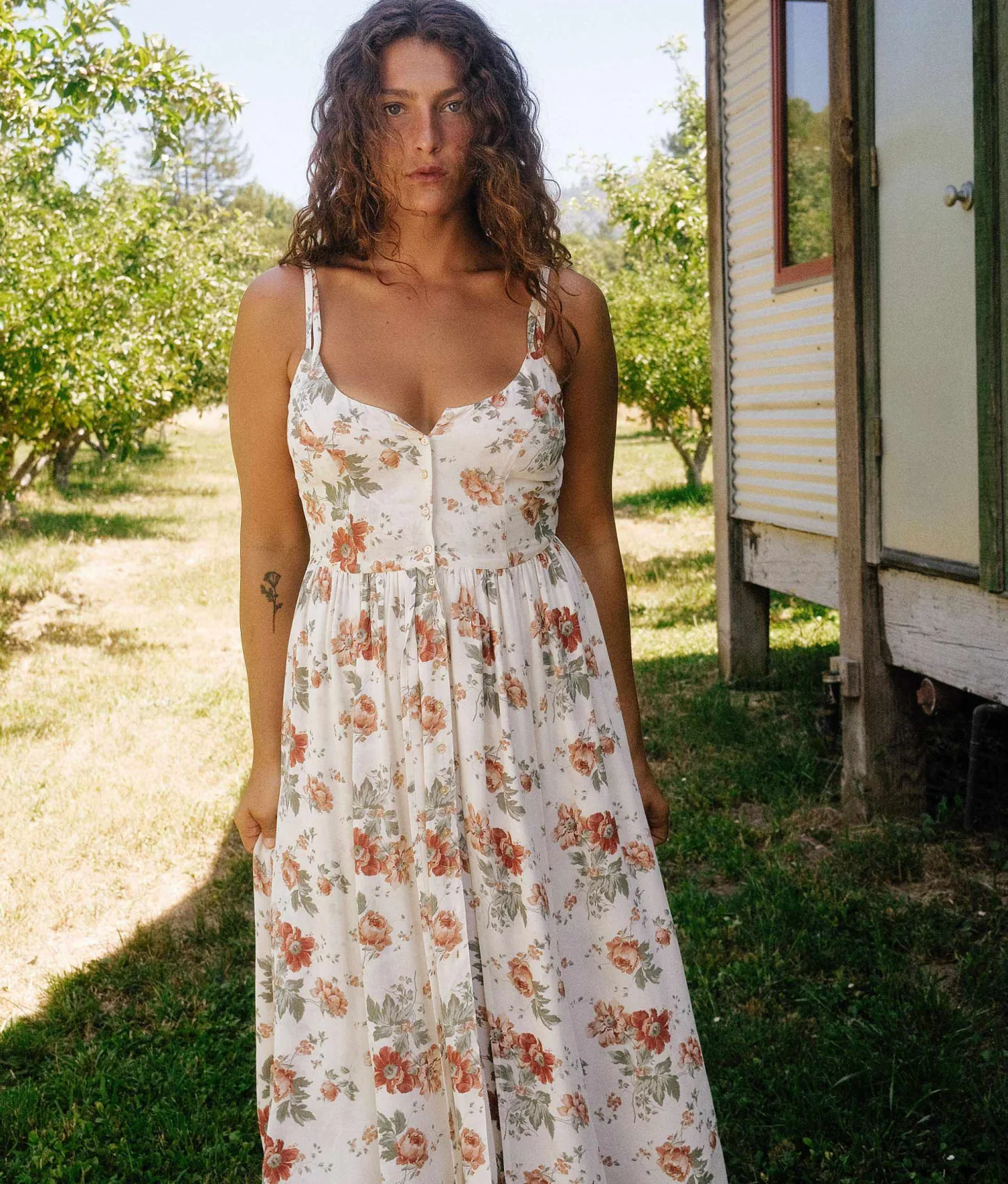 Dresses^Christy Dawn The Nicks Dress Red Anemone Garden