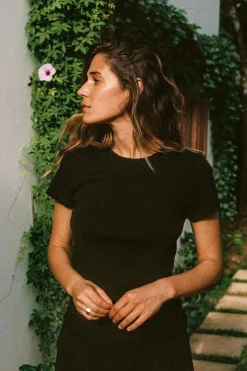 Tops & Blouses^Christy Dawn The Rayne Tee Black
