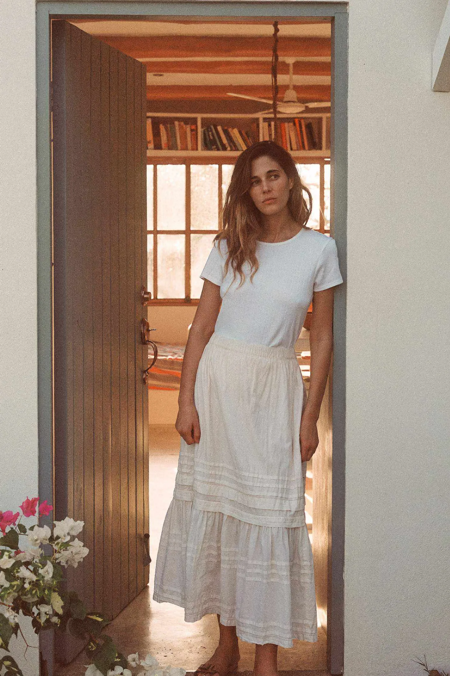 Tops & Blouses^Christy Dawn The Rayne Tee White
