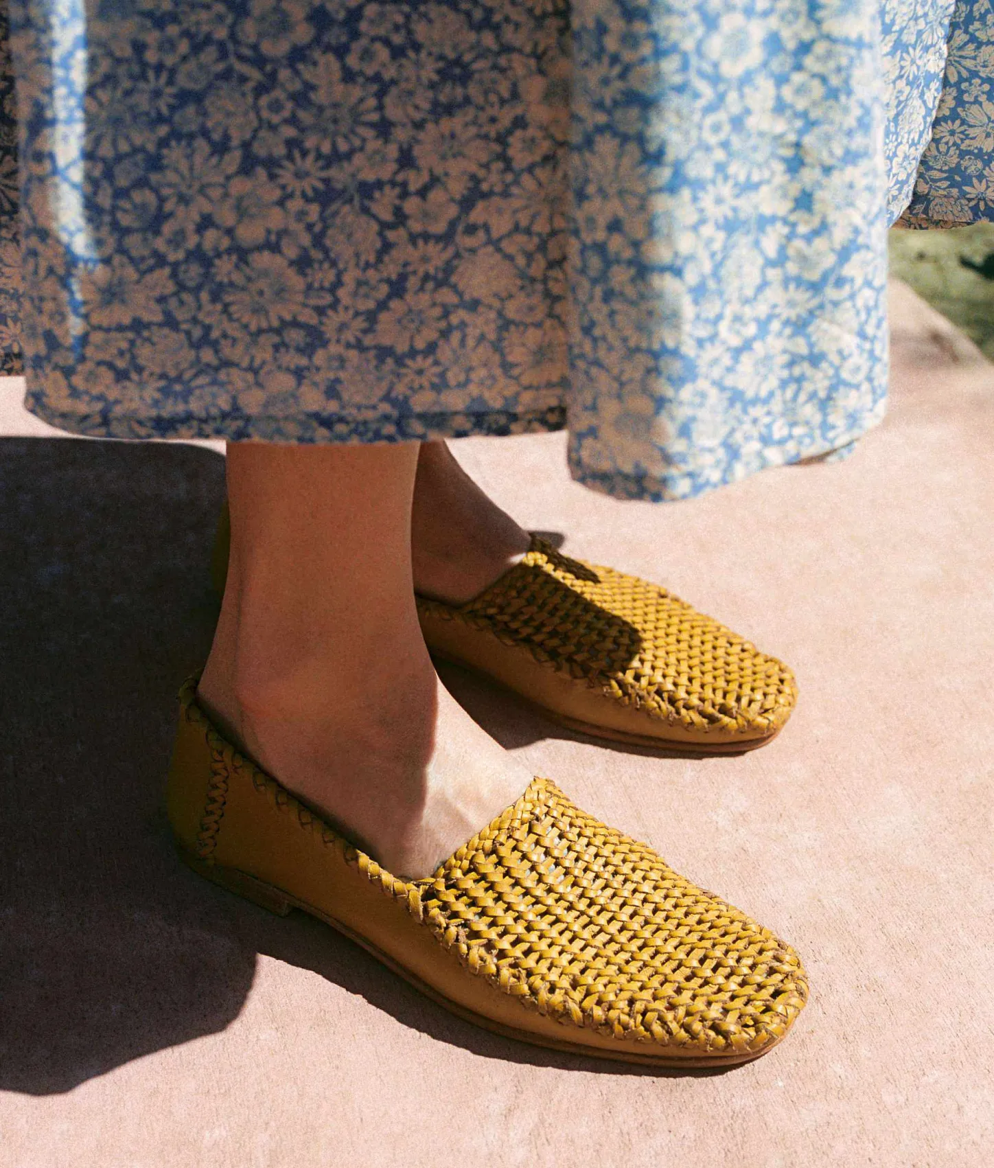 Footwear^Christy Dawn The Romy Loafer Mustard Leather